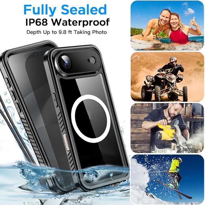 AICase for iPhone Air Case Waterproof Clear - Image 8