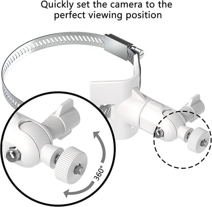 Universal Adjustable Stainless Mount Bracket Outdoor Security Camera 360 Degree - Image 3