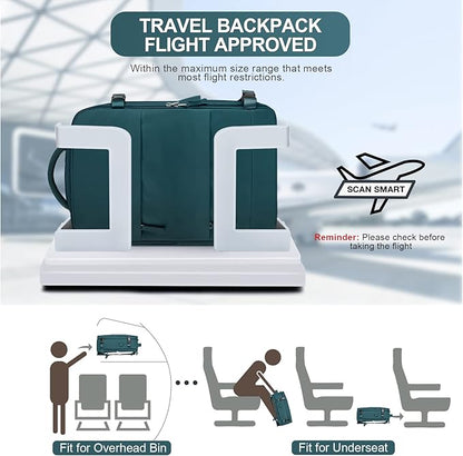 coofay Extra Large Backpack For Traveling On Airplane Carry On Backpack Flight - Image 3