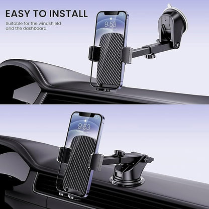 Qifutan Universal Car Phone Holder Automobile Cell Phone Holder Car Mount - Image 2