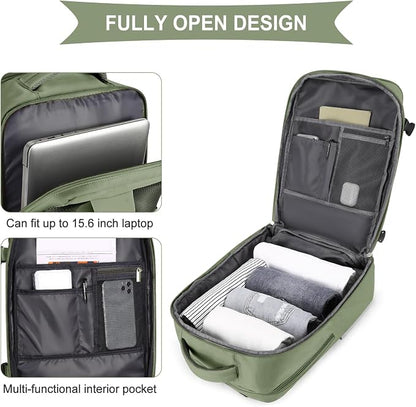 coowoz Large Travel Backpack For Women Men, Carry On Backpack Flight Approved - Image 5