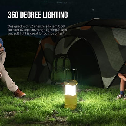 Lichamp LED Camping Lantern, 4 Pack Battery Powered Flashlight - Image 5