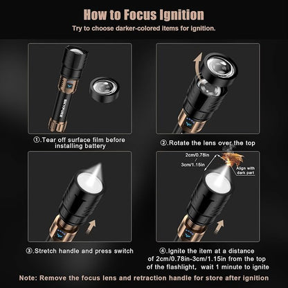 SKYFIRE Rechargeable Flashlights High Lumens - Image 5