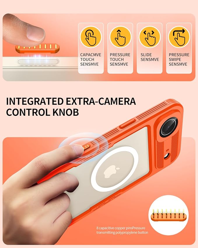 Lanhiem Magnetic for iPhone Air Phone Case, IP68 Waterproof Dustproof Phone - Image 6