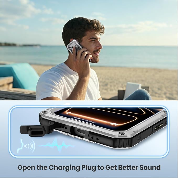 Mitywah Waterproof Case for iPhone 17 Pro, Rugged Metal Case - Image 7