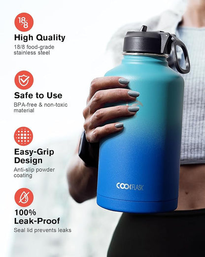 Coolflask Half Gallon Water Bottle Insulated - Image 3