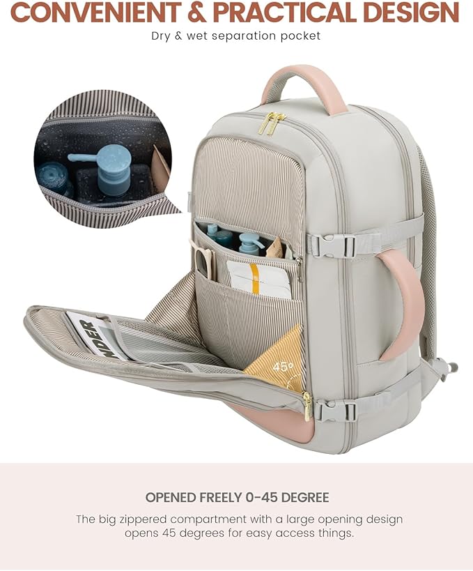 LOVEVOOK Carry On Travel Backpack - Image 9