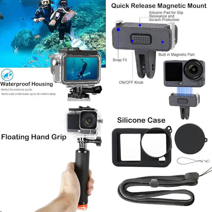 PellKing Accessories Kit for DJI Osmo Action 6, Carrying Case - Image 5