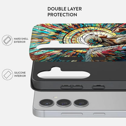 Compatible for Samsung Galaxy A37 5G Case, Dual Layer Heavy Duty 2 in 1 - Image 2