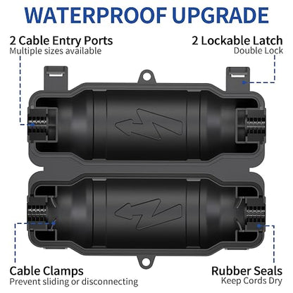 6 Pack Outdoor Extension Cord Safety Cover - Image 3