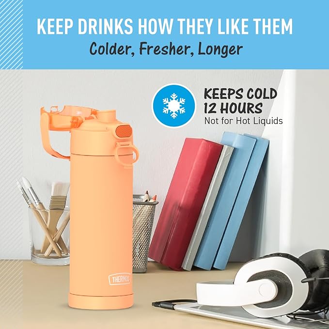 THERMOS FUNTAINER 16 Ounce Stainless Steel Vacuum Insulated Bottle - Image 5