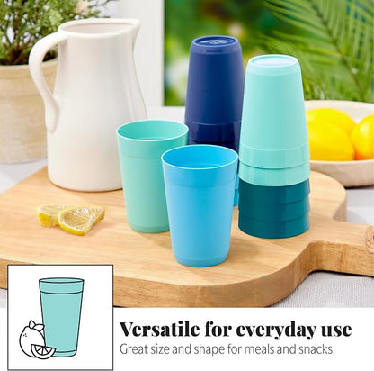 US Acrylic Newport 10 ounce Unbreakable Plastic Stackable Juice Tumblers in - Image 4