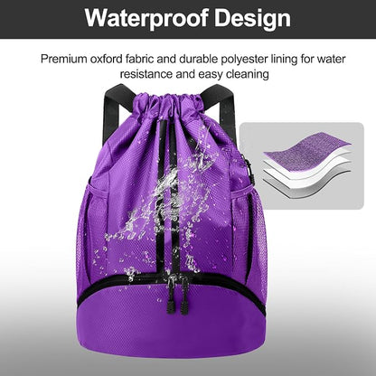 Hoedia Sports Drawstring Backpack - Image 7