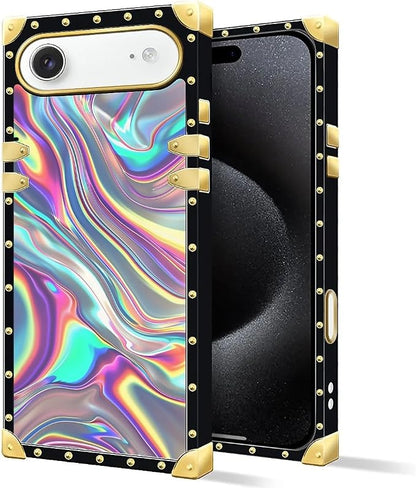 for iPhone 17 Air Case Luxury Golden Decoration - Image 2