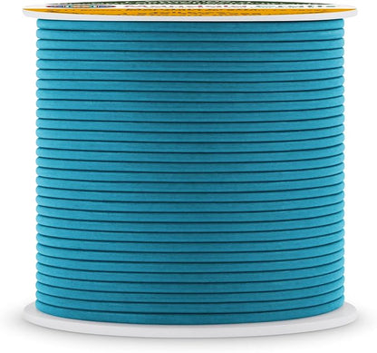 Mandala Crafts Round Genuine Teal Leather Cord - Image 2