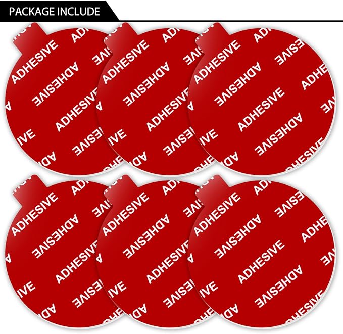 AZXYI Very High Bond Sticky Adhesive, 6 Pack Dashboard Pad Mounting Disk - Image 8