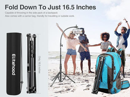 Elitehood 81" Tall Flexible Tripod Stand - Image 7