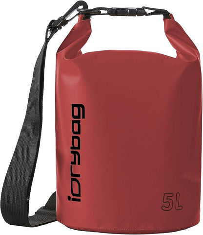 IDRYBAG Dry Bag for Kayaking Waterproof 2L/5L/10L/15L/20L, Small Dry Sack by iDrybag+