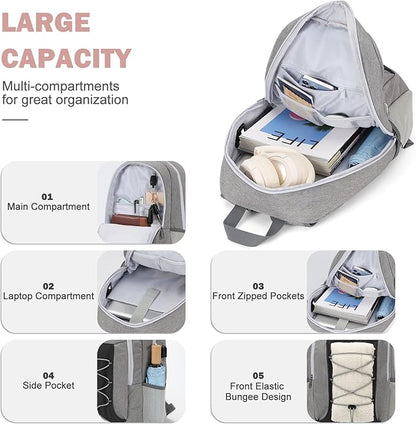 MAXTOP Travel Backpack Laptop Back Pack College Bookbag Anti-theft Backpacks - Image 2