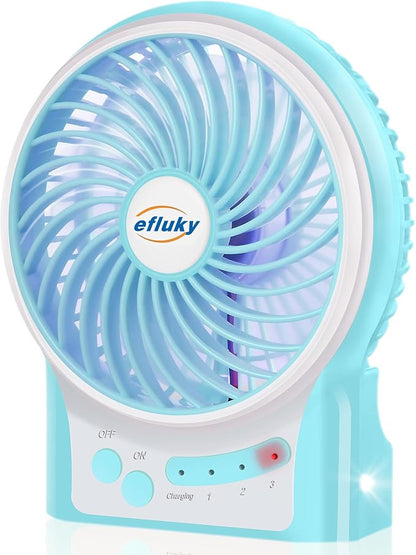 efluky 3-Speed Mini Desk Fan by efluky