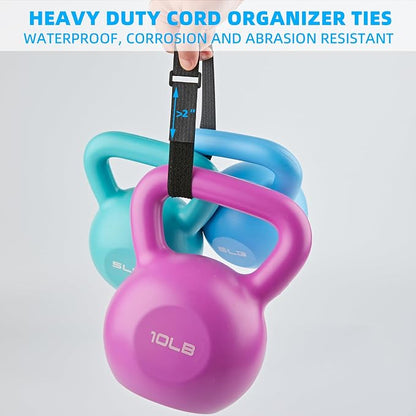 1" x 30ft Nylon Hook and Loop Cable Straps Roll - Image 5