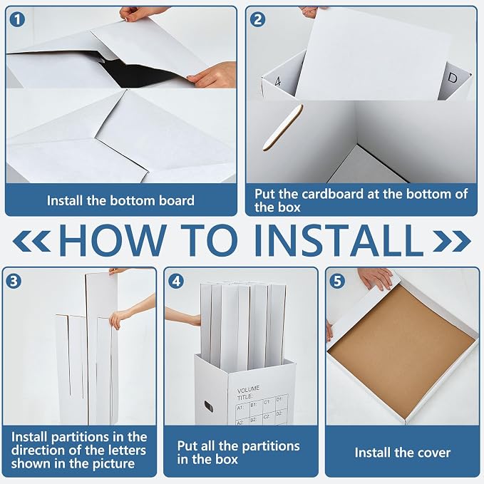 PerKoop 1 Pack Blueprint Holder Storage Organizer - Image 3