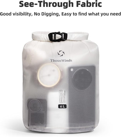 Thous Winds Heavy Duty Waterproof Dry Bag, 36L Lightweight Roll Top Dry Storage - Image 6