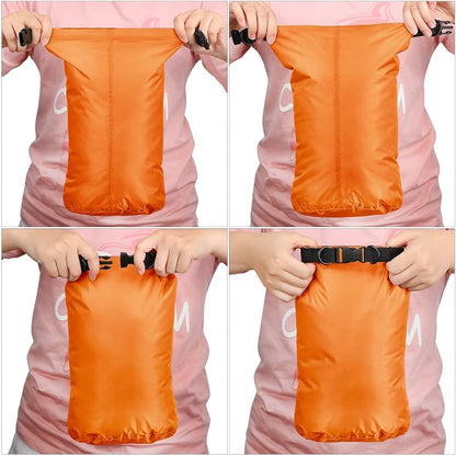 Shappy 6 Pcs Waterproof Dry Bag Set Ultralight Stuff Sack 20/15/10/8/5/3L - Image 5