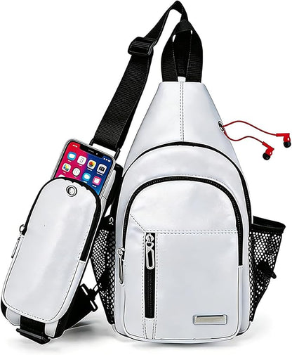 JENAGREEN Sling Backpack Crossbody Sling Bag, Cross Bag Adjustable Travel by JENAGREEN