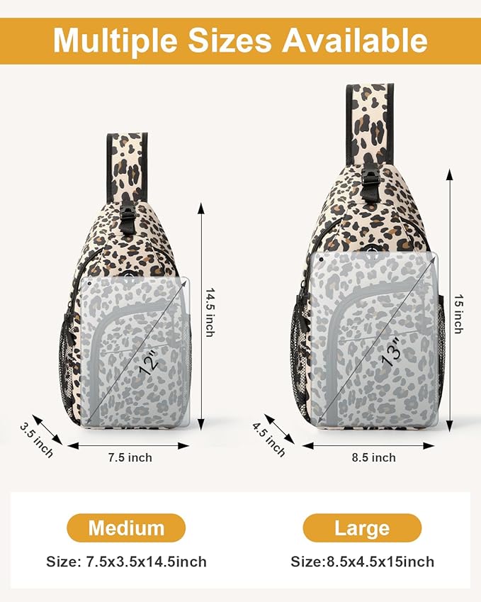 Pritent Crossbody Bags for Women Man Waterproof Sling Bag Backpack Trendy - Image 2