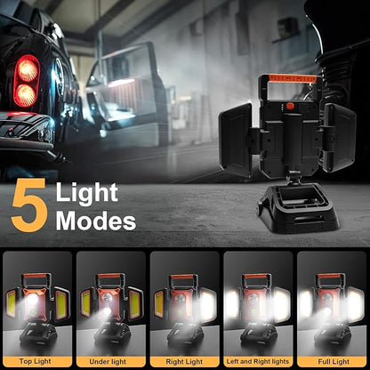 Tresda 4000LM LED Work Light Rechargeable - Image 6