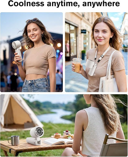 WHATOOK Portable Personal Handheld Fan: High Speed Cooling Fan, 12 Hours - Image 6