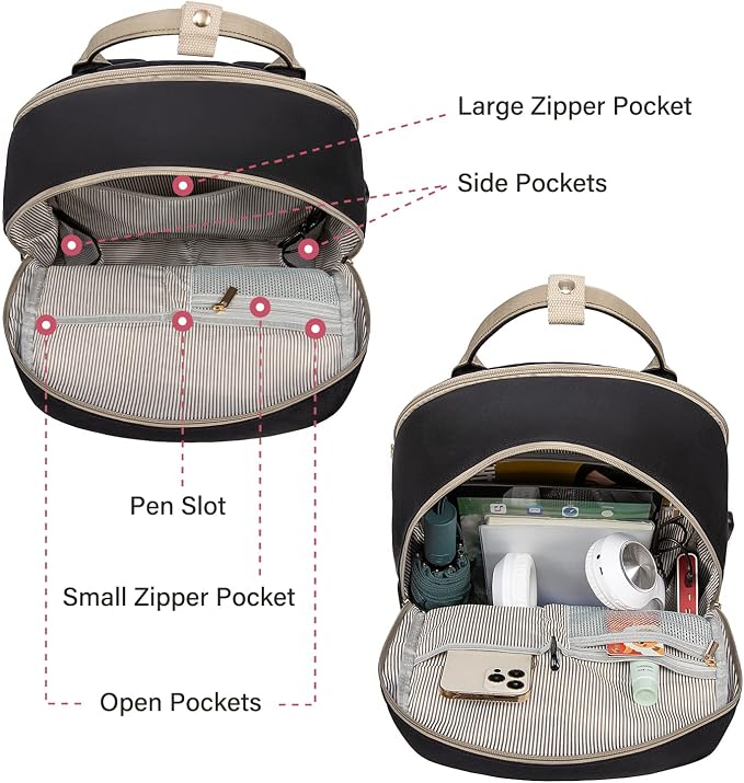 LOVEVOOK Laptop Backpack for Women Men, 17.3 Inch Laptop Bag - Image 3