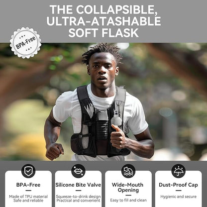 150ml Soft Flask Soft Water Bottle - Image 4