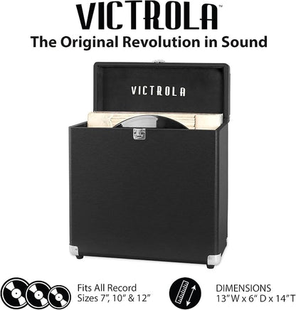Victrola Collector – Record Storage Case – Holds 30+ Vinyl Turntable Records - Image 2