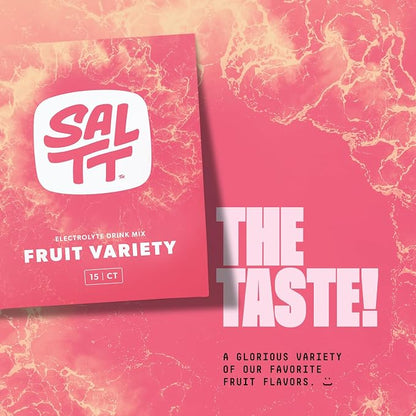 SALTT Electrolytes Powder Packets, Fruit Variety Pack - Image 4