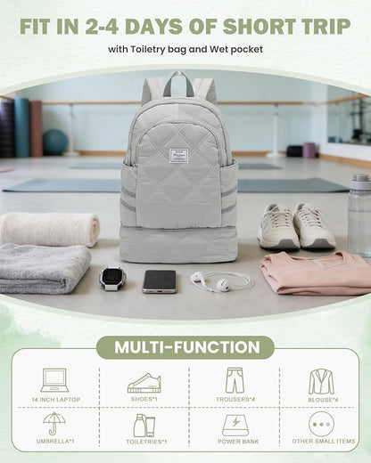Gym Backpack for Women Men, Lightweight Gym Bag - Image 4