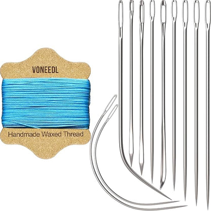 VONEEDL Upholstery Repair Kit: Waxed Sewing Thread & Heavy Duty Needles by VONEEDL