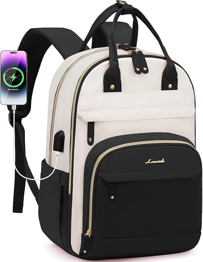 LOVEVOOK Backpack for Women, Laptop Backpack Women, Fits 15.6 Inch Laptop Bag by LOVEVOOK