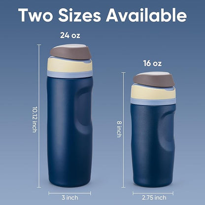 Fijinhom 24 oz Insulated Water Bottle, Stainless Steel Sports Water Bottle - Image 7