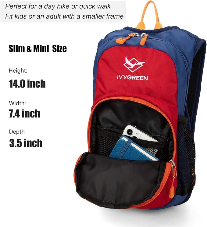 Ivygreen Kids Hydration Backpack, Hiking Backpack - Image 4