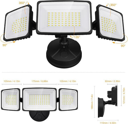 Onforu 130W LED Security Light, 13000LM Outdoor Indoor Flood Light Switch - Image 8
