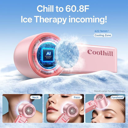 Handheld Portable Fan with Ice Cooler: 100-Speed 5500mAh Rechargeable Handheld - Image 6