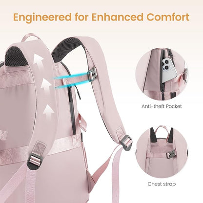 LOVEVOOK Mens Backpack with Giant Tumbler Holder Pocket, 15.6 Inch Everyday - Image 5