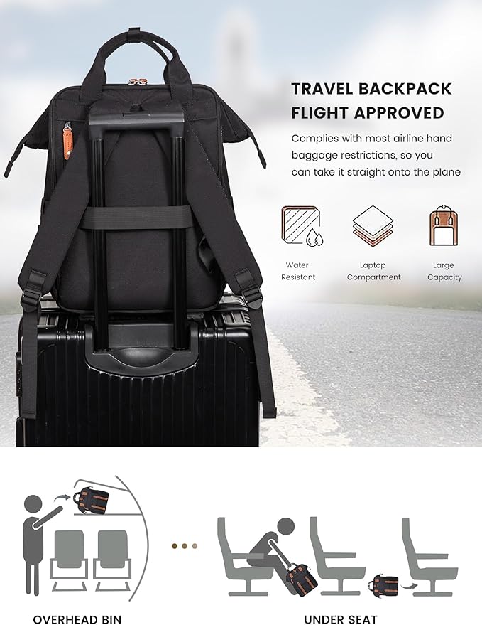 LOVEVOOK Laptop Backpack Women, Teacher Work Backpack - Image 6