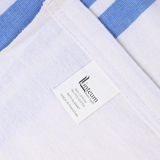 Linteum Textile Cotton Blended Hospital Patient Bath Blanket, Bed Bath Sheet - Image 4