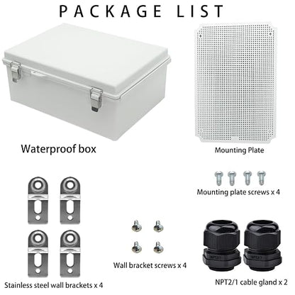Waterproof Electrical Box Junction Box Weatherproof IP67 ABS Plastic Enclosure - Image 4