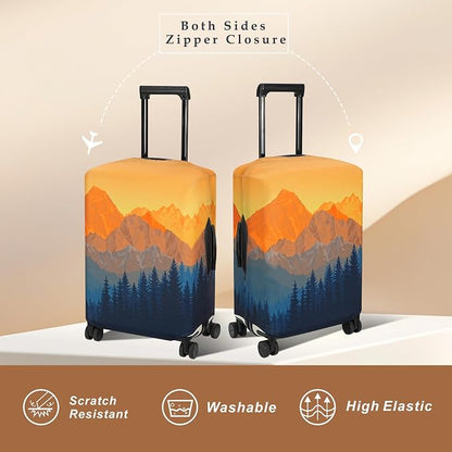 Explore Land Travel Luggage Cover Suitcase Protector Fits 27-30 Inch Case - Image 2