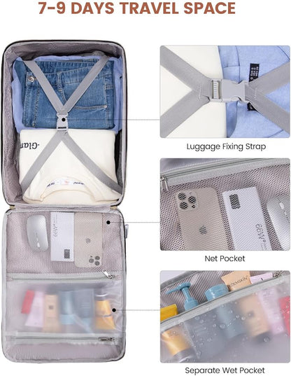 LOVEVOOK 50L Travel Backpack for Women & Men, Airline Approved Carry On Luggage - Image 9