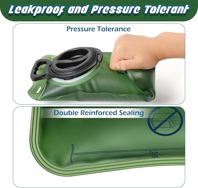 FRTKK 2L/3L Hydration Bladder, Leak Proof Water Bladder - Image 6